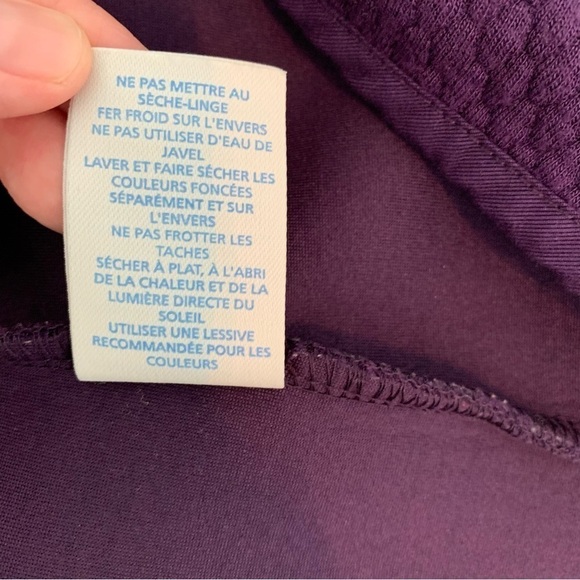 Boden Quilted Wrap Skirt in Purple size 6 - Picture 6 of 6